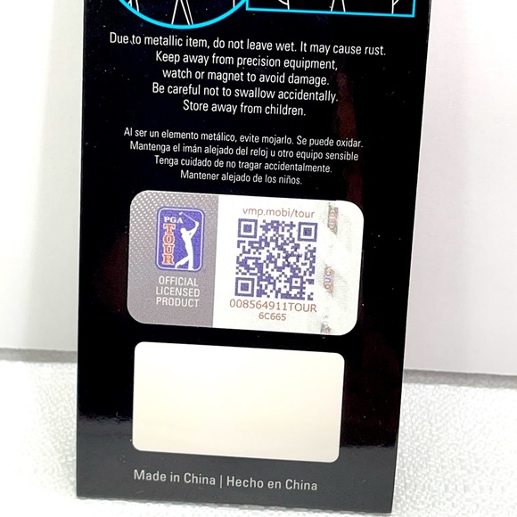 PGA Tour Golf Metallic Pocket Clip With Ball Marker Tango Red New - Picture 5 of 16